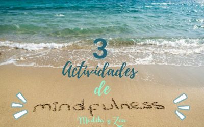 3 actividades de mindfulness o atención plena