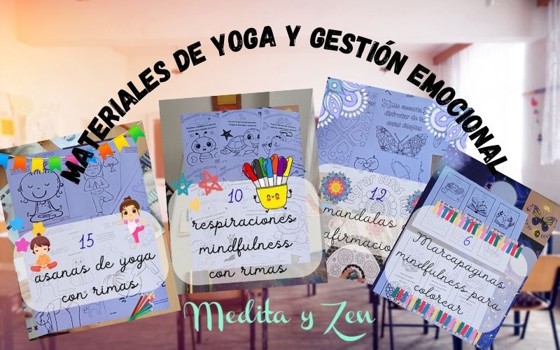 Fichas de yoga y mindfulness para niños: materiales creativos para trabajar las emociones