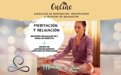 Clases online de meditación y relajación desde casa